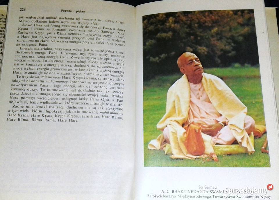 Prawda i piękno Sri Srimad AC Bhaktivedanta lubelskie Chełm sprzedam