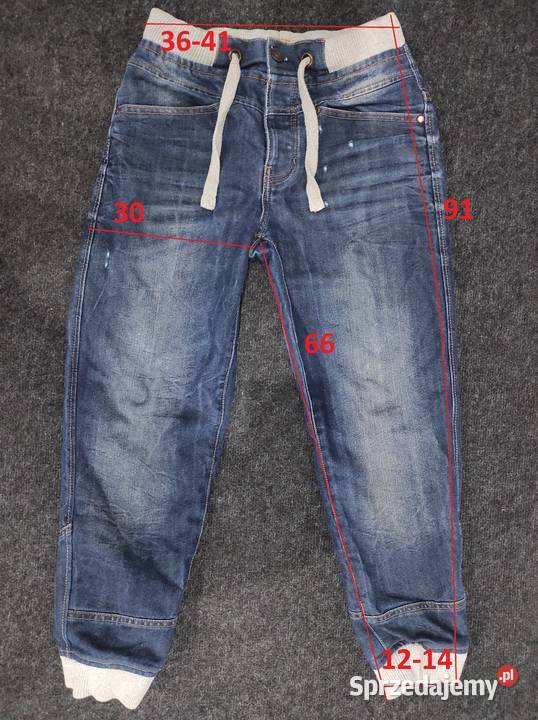 4 pary spodni denim jeans 158 młodzieżowe chłopiec Lublin