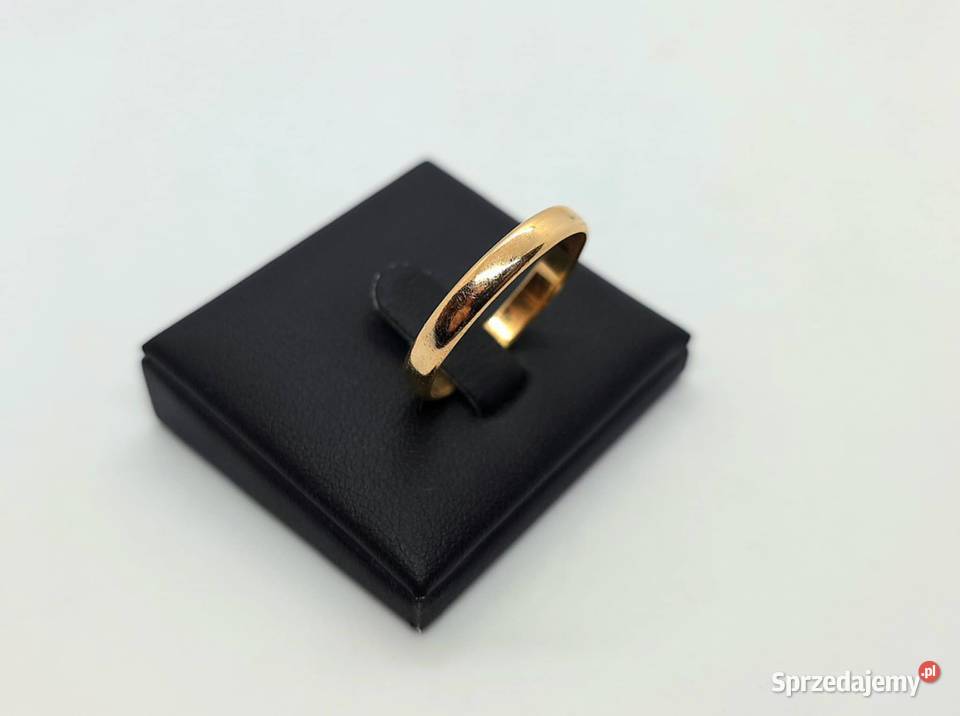 Złota obrączka próby 585 317g Rozmiar 28