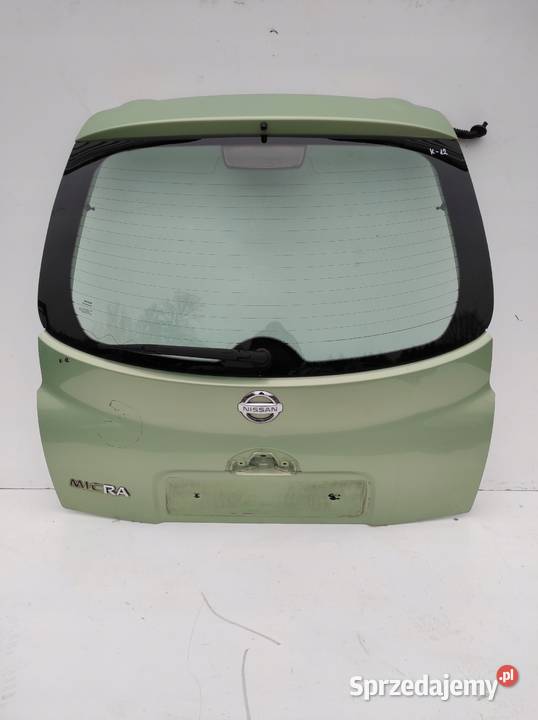 KLAPA BAGAŻNIKA TYLNA NISSAN MICRA K12 HB 3D 03 wielkopolskie Nowy Tomyśl