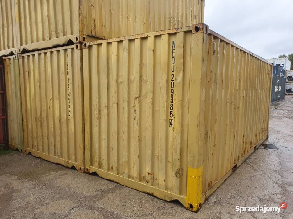Kontener morski magazynowy 20DV używany 6 m kujawsko-pomorskie Toruń