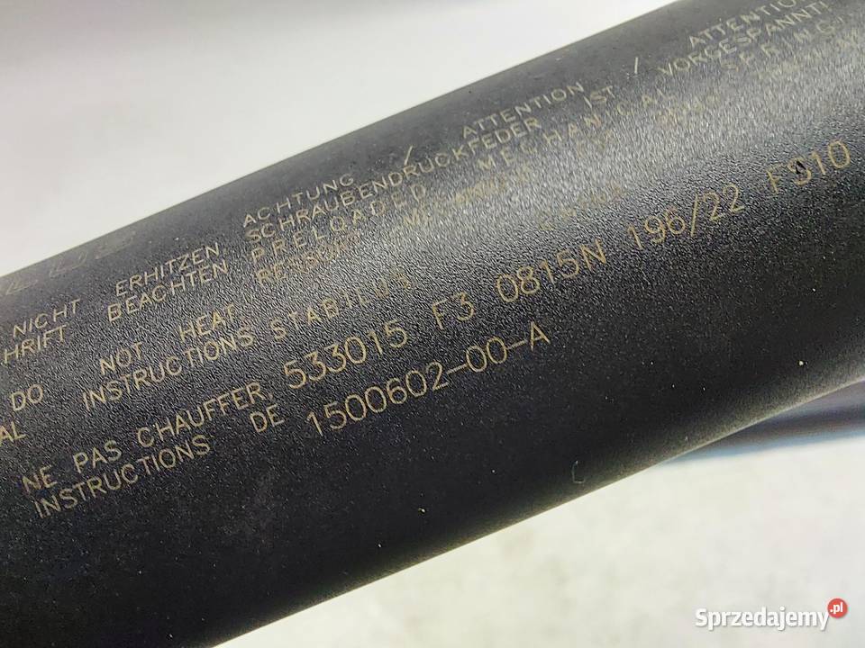 TESLA MODEL Y 2022r SIŁOWNIK TELESKOP KLAPY osobowe Części samochodowe