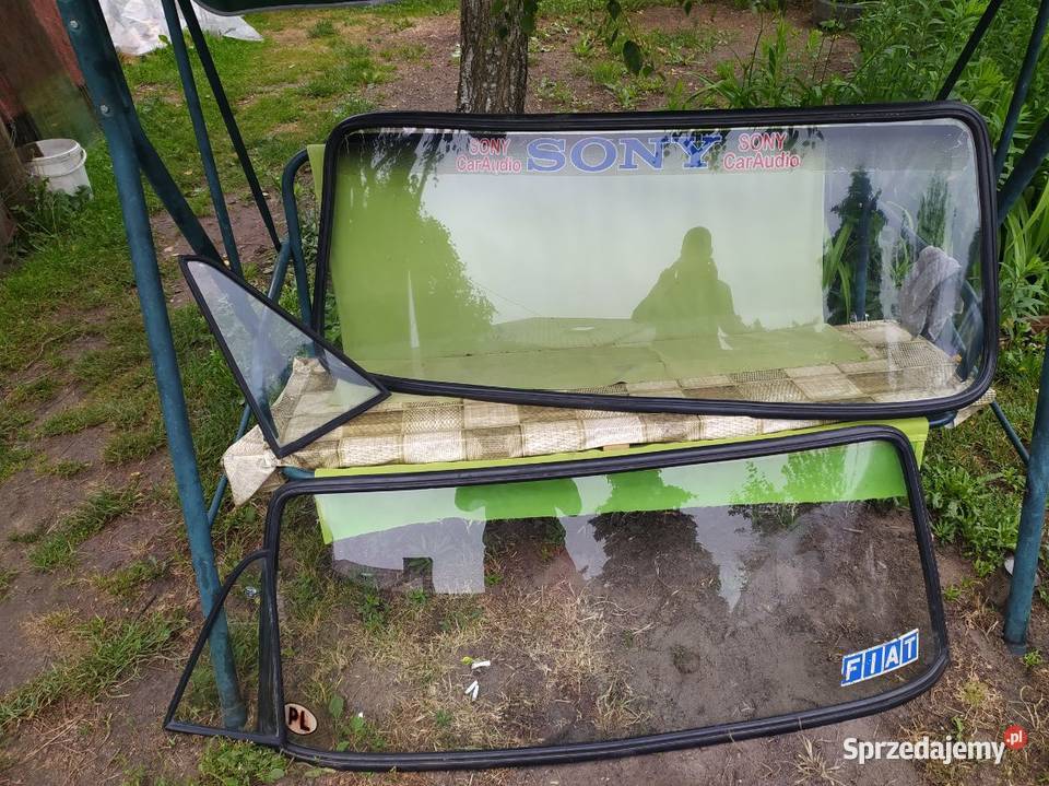Komplet szyb przód tył szyby trujkatem do fiata lubelskie Nasutów