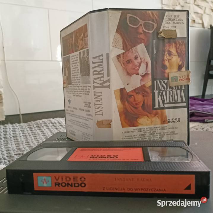 Kaseta VHS film Instant Karma podkarpackie Rzeszów