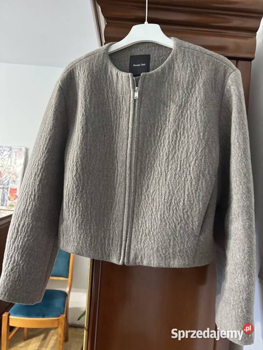 Modna kurtka żakiet XS w neutralnym beżowo