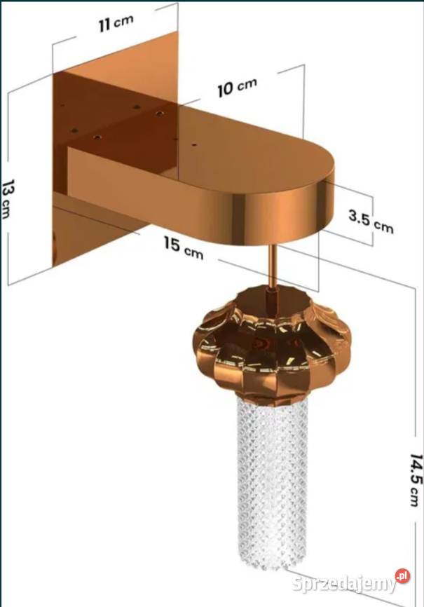 Nowe Piękne Ozdobne Kinkiety Lampki Oświetlenie Poraj