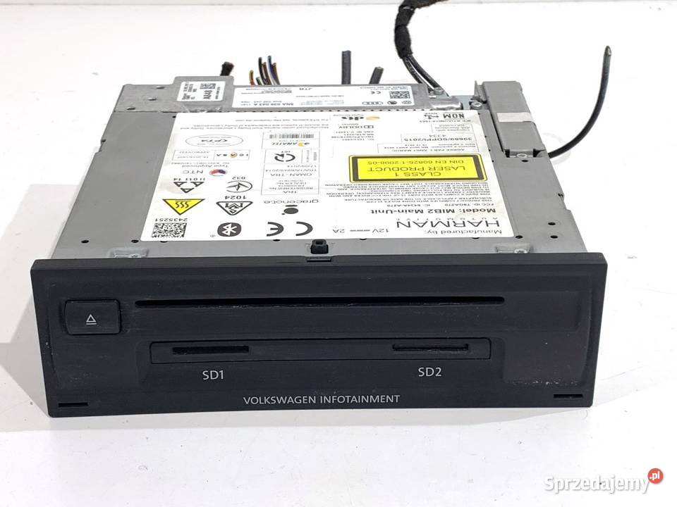 CZYTNIK NAWIGACJI VW TOURAN 5NA035043A Nawigacje fabryczne