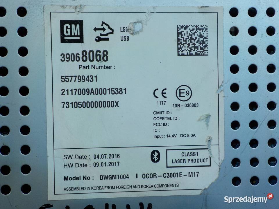 OPEL CORSA E 13 CDTI 17r HB 3D radio 557799431 Suków