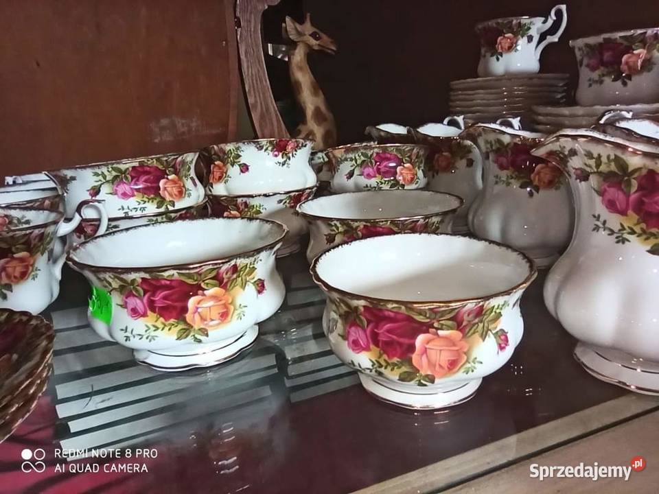 Patera uszy Old Country Roses Royal Albert pomorskie Gdańsk