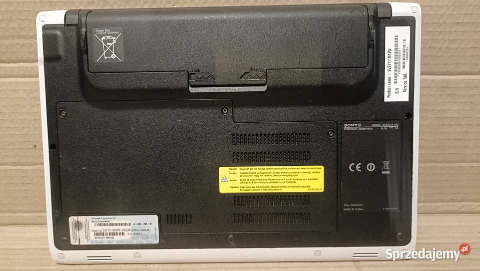 Laptop SONY SVE111A11M wielkopolskie Poznań sprzedam