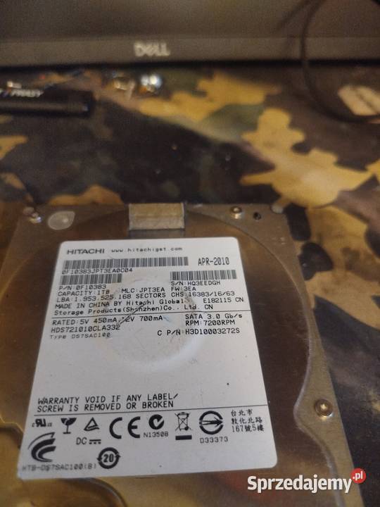 Dysk hdd hitachi 1tb Dyski Stargard