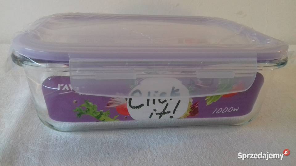 Pojemnik żaroodporny z pokrywą Click it 1000 ml Kraków