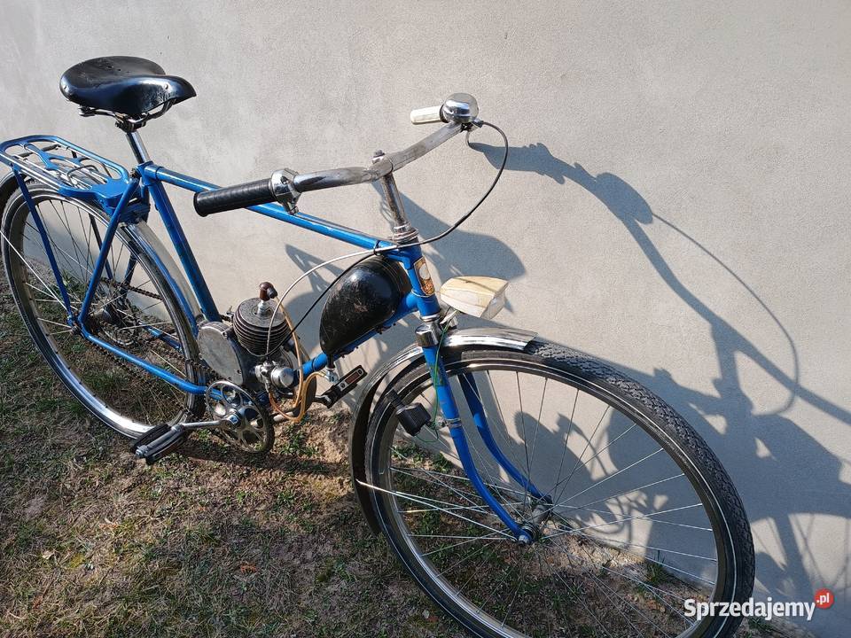 Rower z silnikiem Ko D4 1957r zabytkowy Rok produkcji 1957 Kurzętnik sprzedam