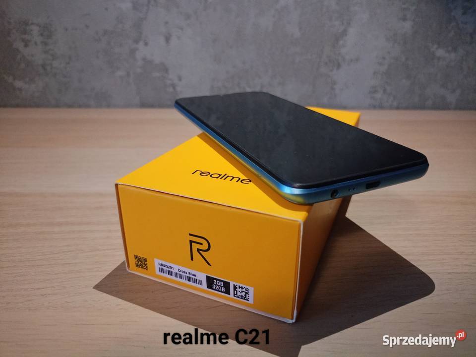 Realme C21 32GB Cross Blue Idealny stan Dual SIM śląskie sprzedam
