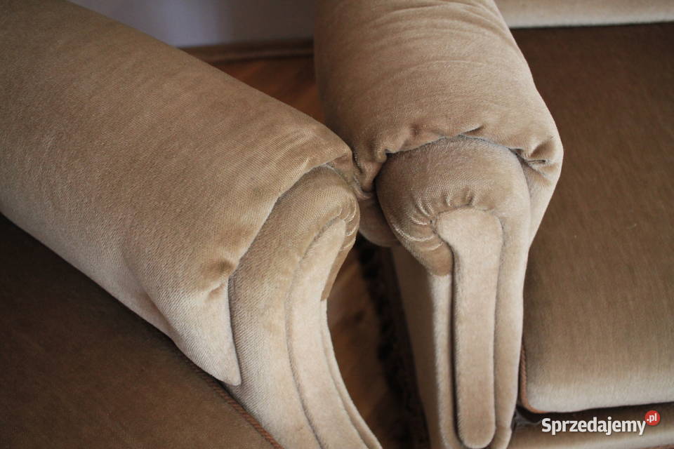 Piękny komplet wypoczynkowy trójka fotel