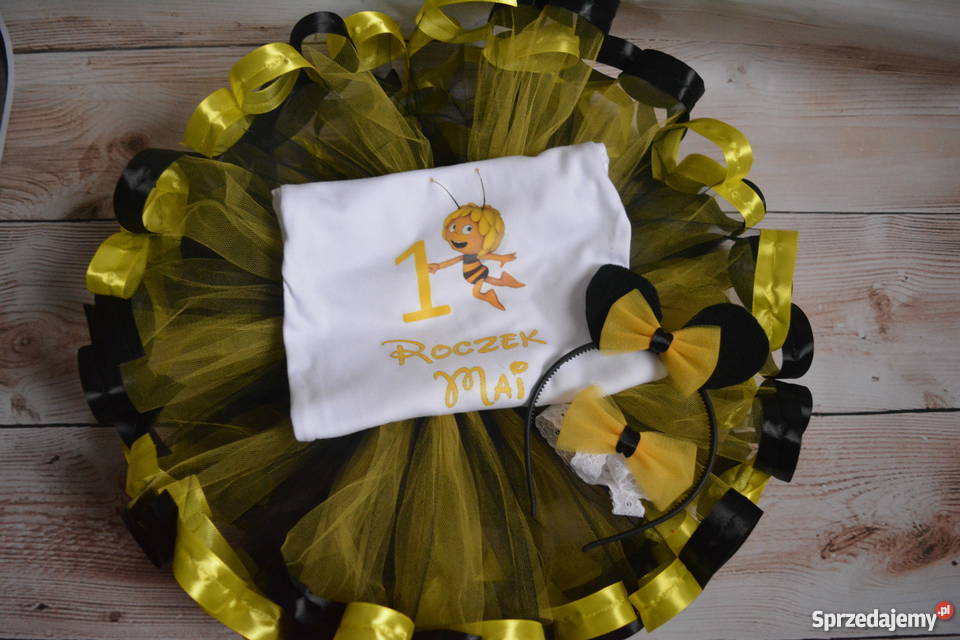Komplet tutu roczek chrzest każdy rozmiar Waćmierz