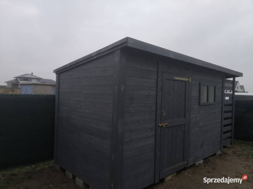 Domek narzędziowy ogrodowy drewutnia wiata garaż Kawnice