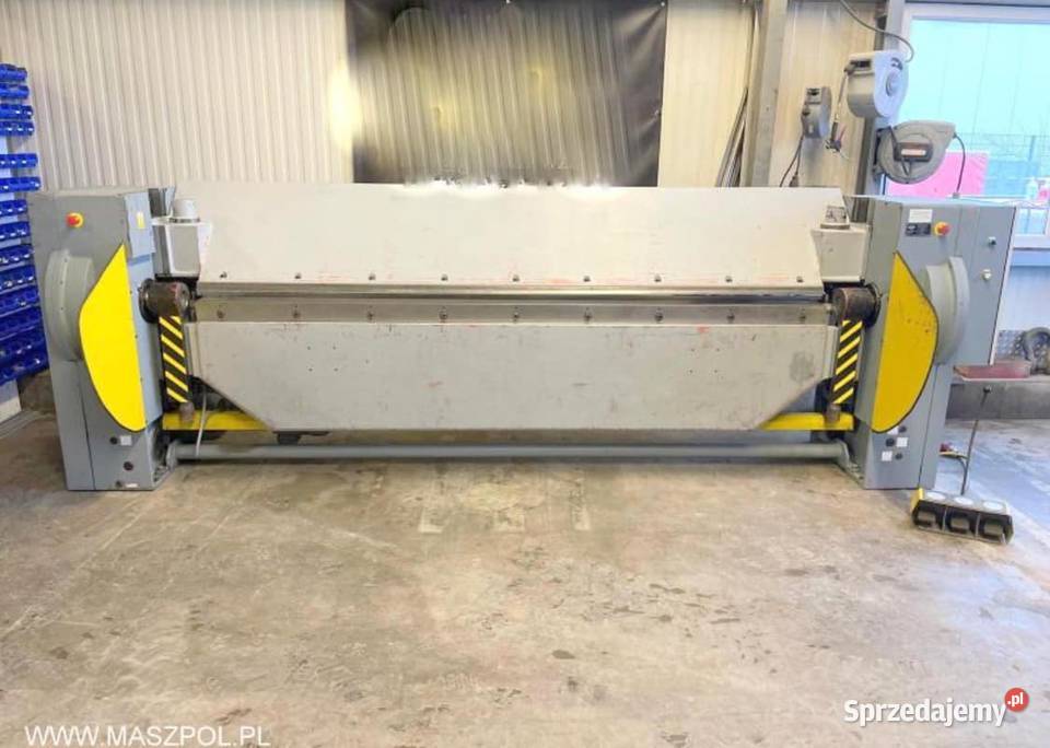 Zaginarka do blachy Ozamech 4 x 3000 budowu 1997