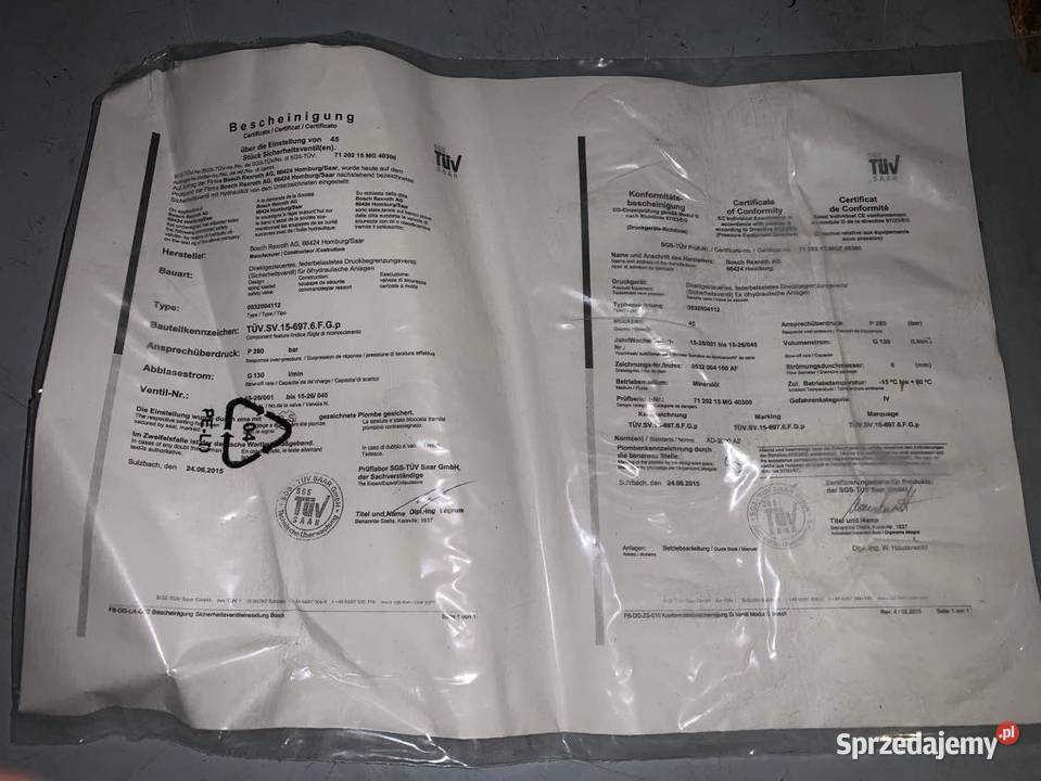 BOSCH REXROTH 532004112 Press relief valve Warszawa