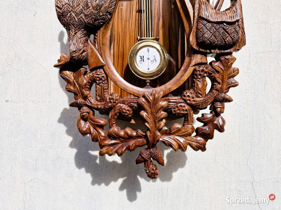 Zegar w stylu myśliwski wiszący Ciężkowice