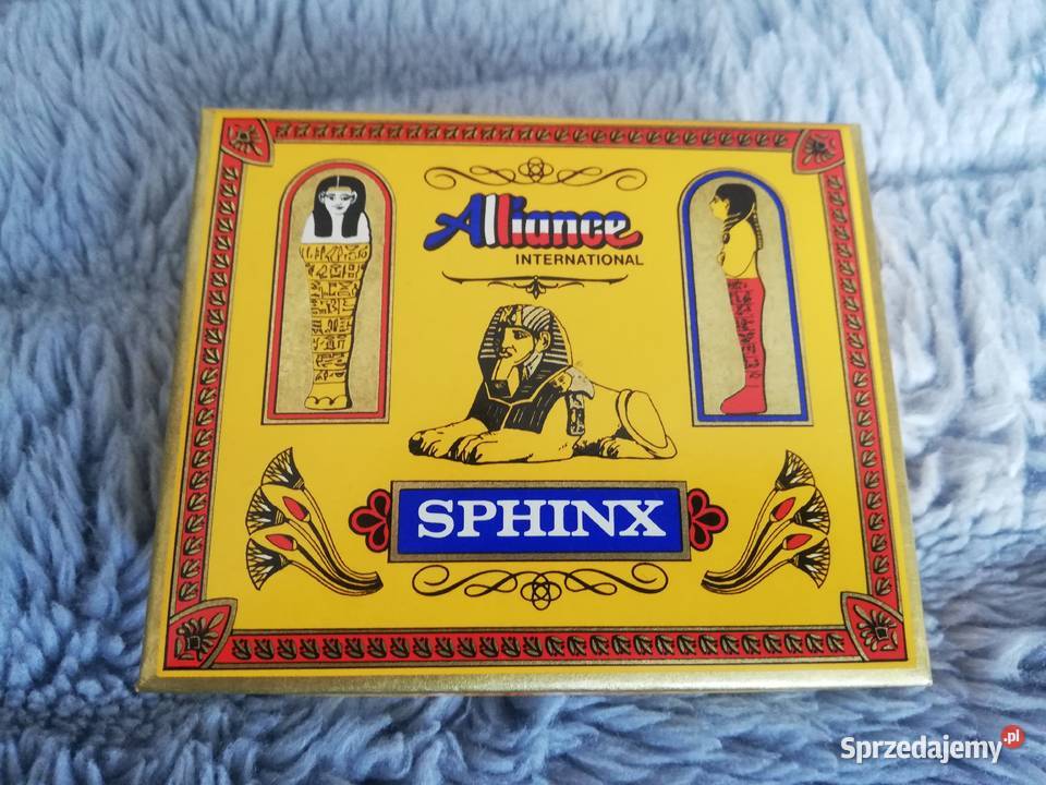 Kolekcjonerskie pudełko papierosowe sprzed lat SPHINX