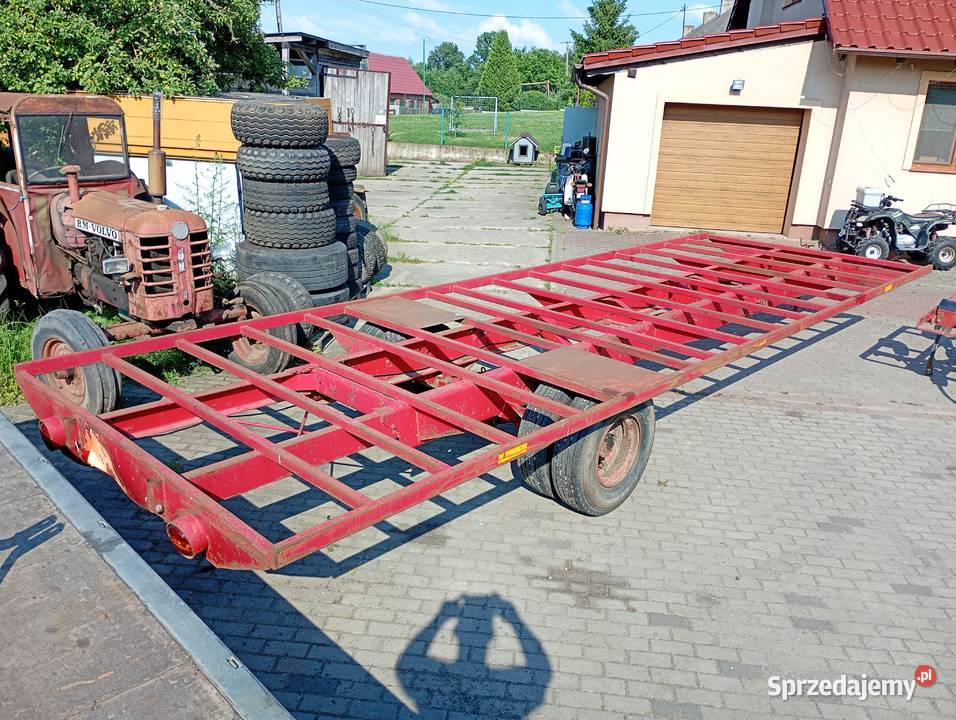 Przyczepa do słomy bel dłużyca 78 metra mocna kujawsko-pomorskie Sośno