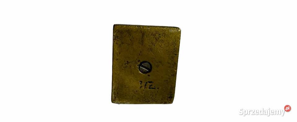 Mosiężna figurka Buddy siedzącego sygnowana mazowieckie Warszawa