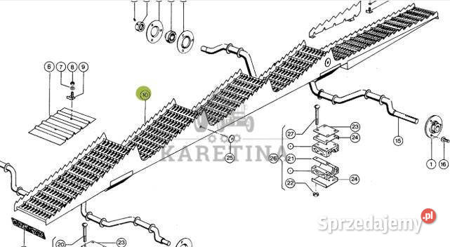 Claas Dominator 96 Wytrząsacz Klawisz Jastrzębniki