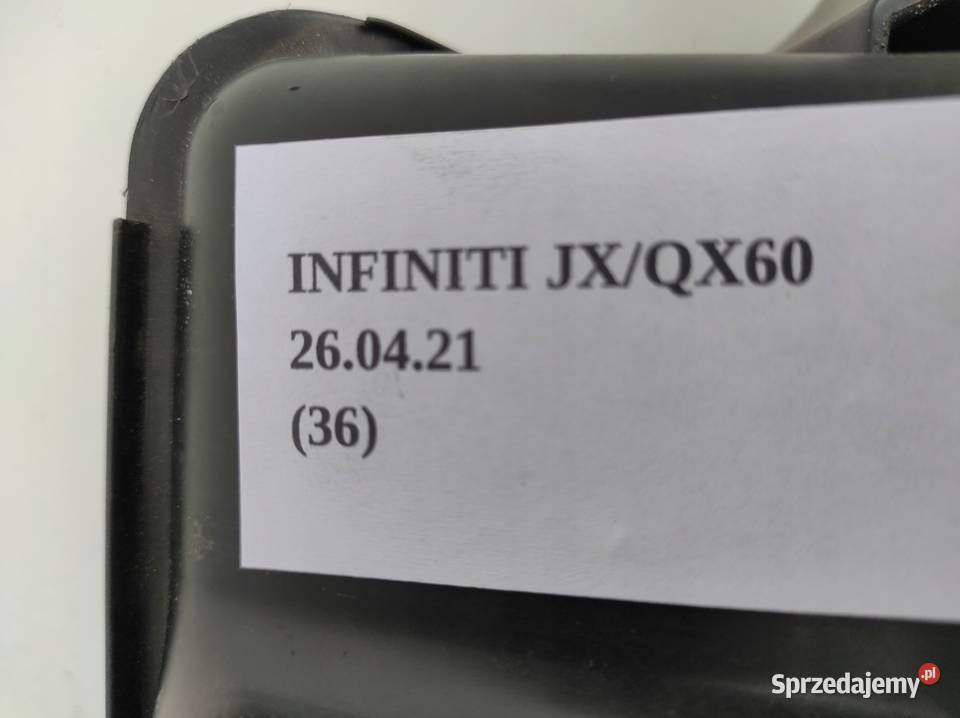 OSŁONA ZAŚLEPKA PLASTIK INFINITI QX60 JX osobowe Nowy Tomyśl
