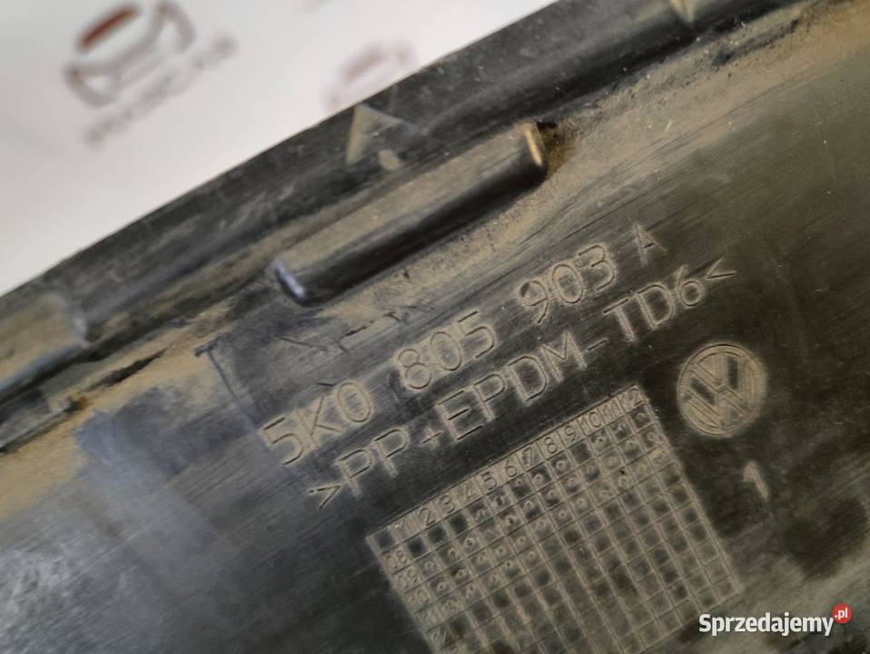 Dokładka Spoiler Zderzaka Przód Vw Golf VI Pleszew