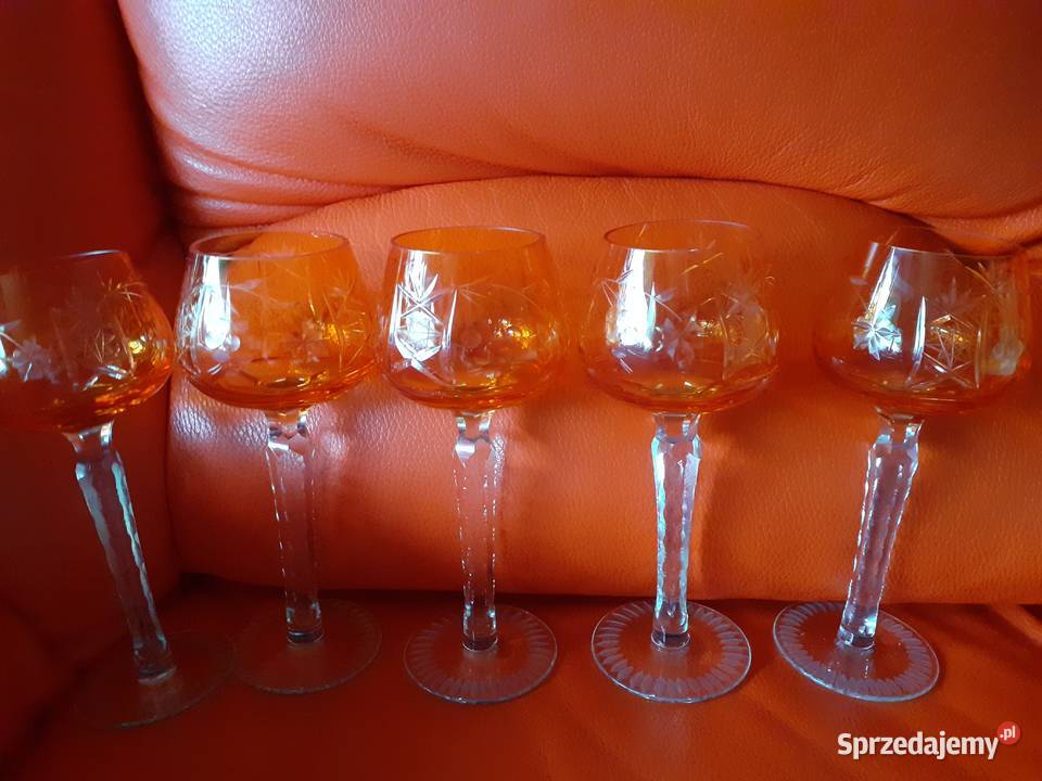 Krysztalowe pomaranczoweRymery Porcelana i szkło Warszawa sprzedam