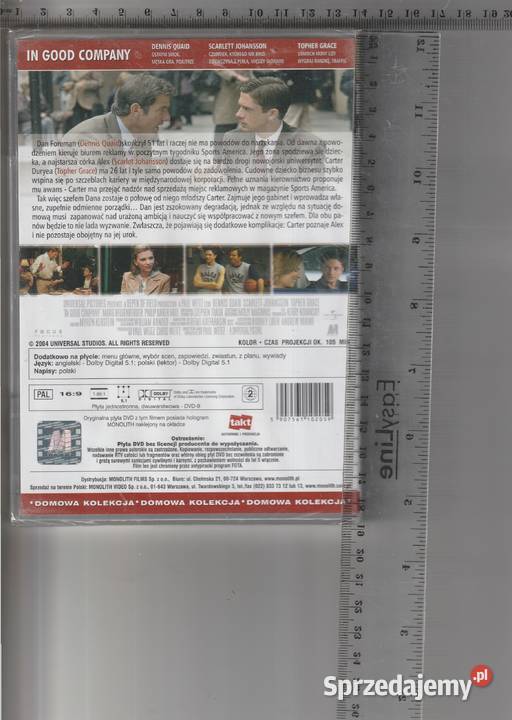 W doborowym towarzystwie SCARLETT JOHANSSON DVD Pruszków