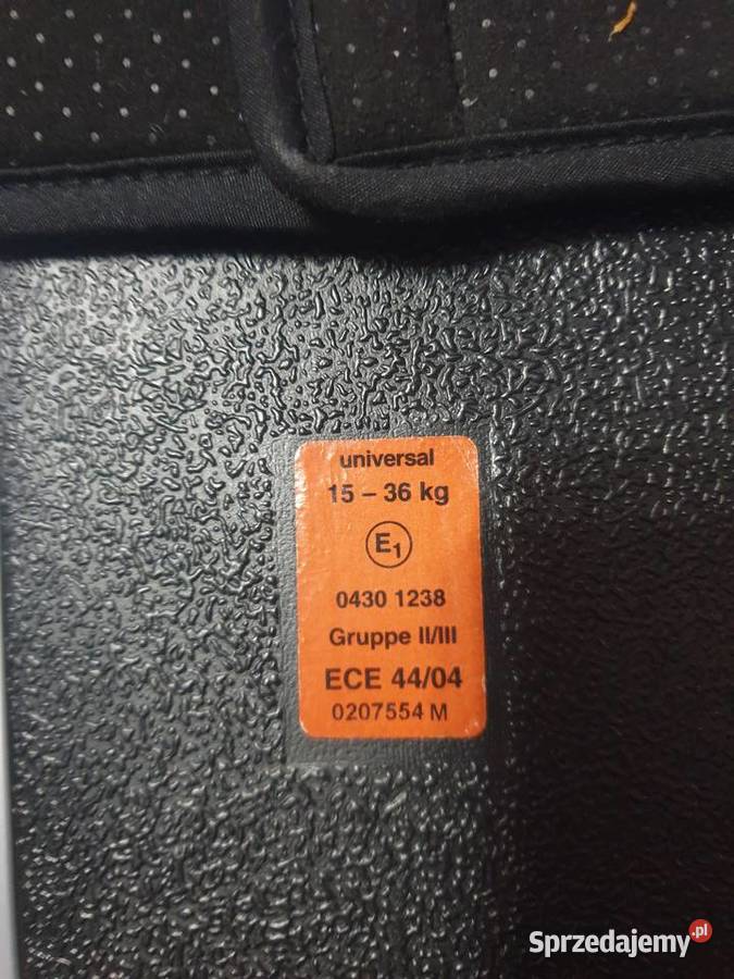 Fotelik samochodowy recaro 1536 Bliżyn