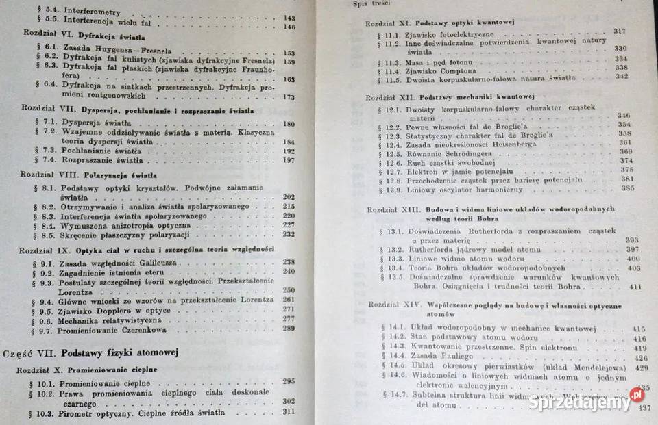 Kurs fizyki Tom 3 Procesy falowe Optyka Fizyka twarda