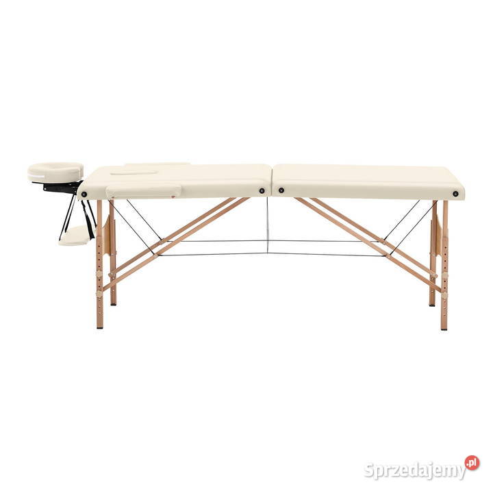 Składane łóżko do masażu leżanka 185 x 60 beżowy Częstochowa sprzedam