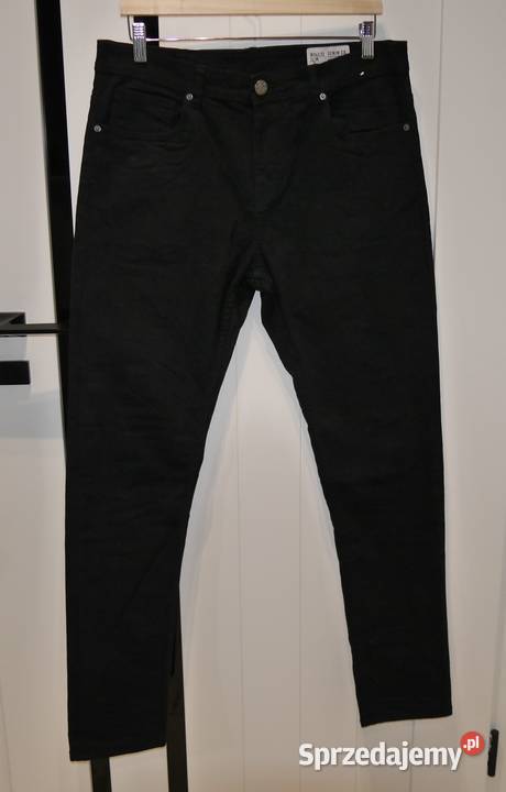Denim Co fajne spodnie nowe W34 L32 czarny Wrocław
