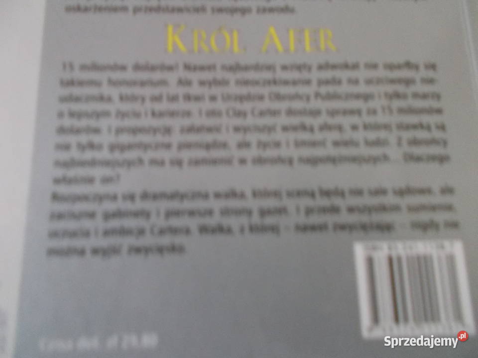John Grisham Król afer Głubczyce