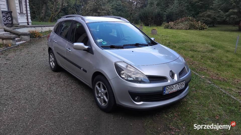Renault Clio III GrandTour 15 DCI 85 2008r Kombi kurtyny powietrzne podkarpackie Miejsce Piastowe