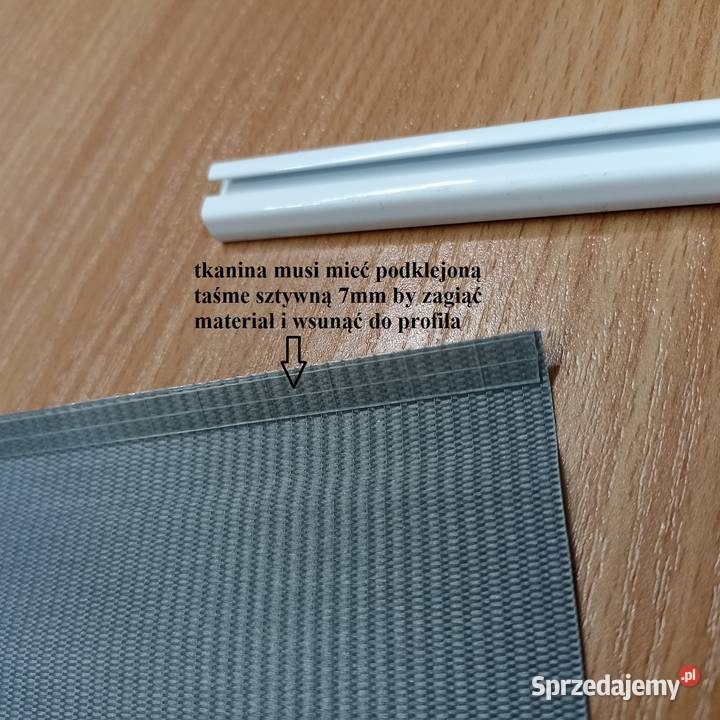 profil zaczepowy do rolet dzień noc mini alu