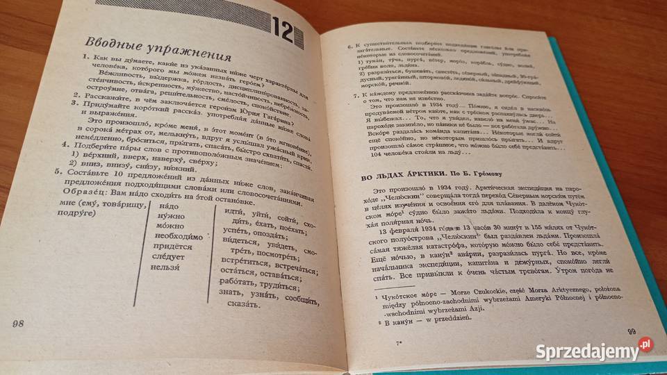 Russkij zyk jazyk klasy IV 4 liceum tradycyjny podręcznik Gdańsk