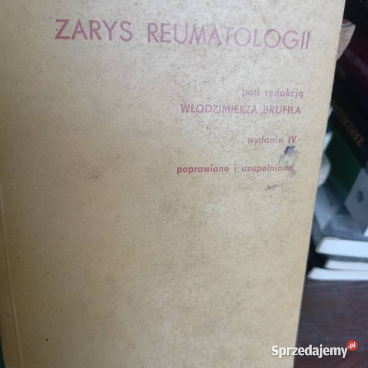 Zarys reumatologii książki wysyłka Trójmiasto medycyna, nauki medyczne Gdańsk