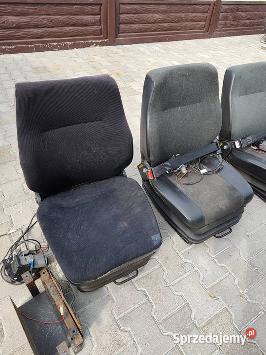 Fotele ISRI 12v pneumatyczne mechaniczne maszny Strzyżew