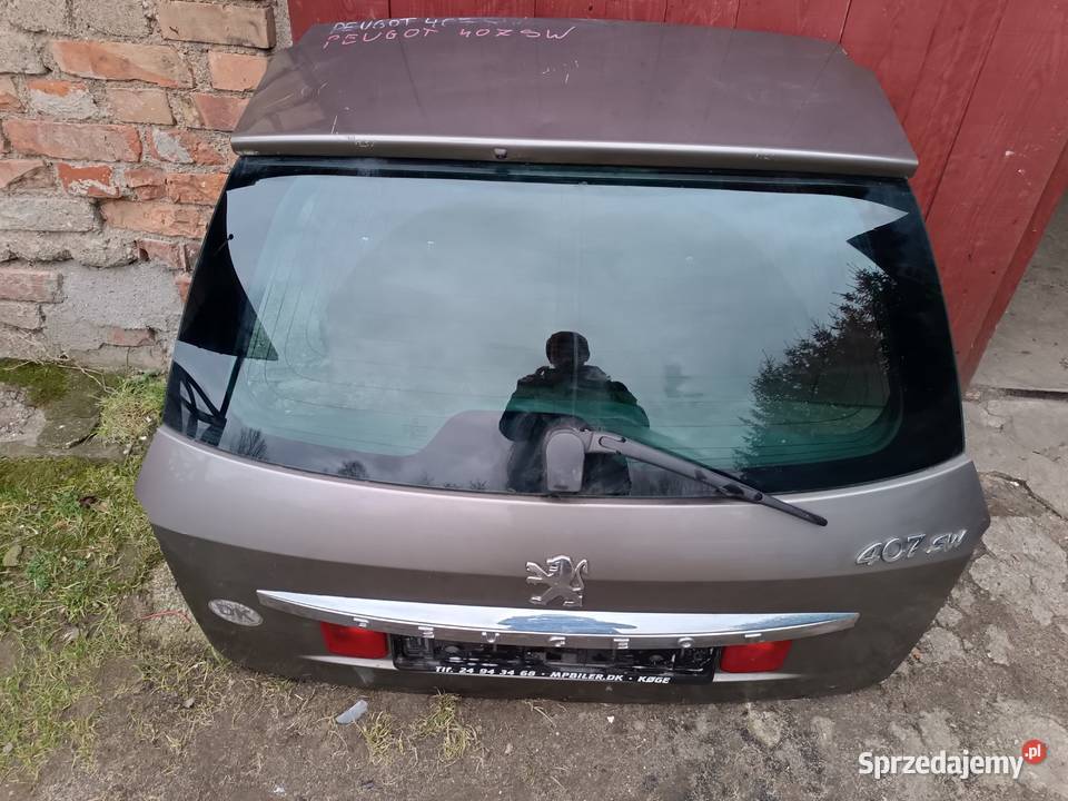 Klapa tył kompletna Peugeot 407 SW