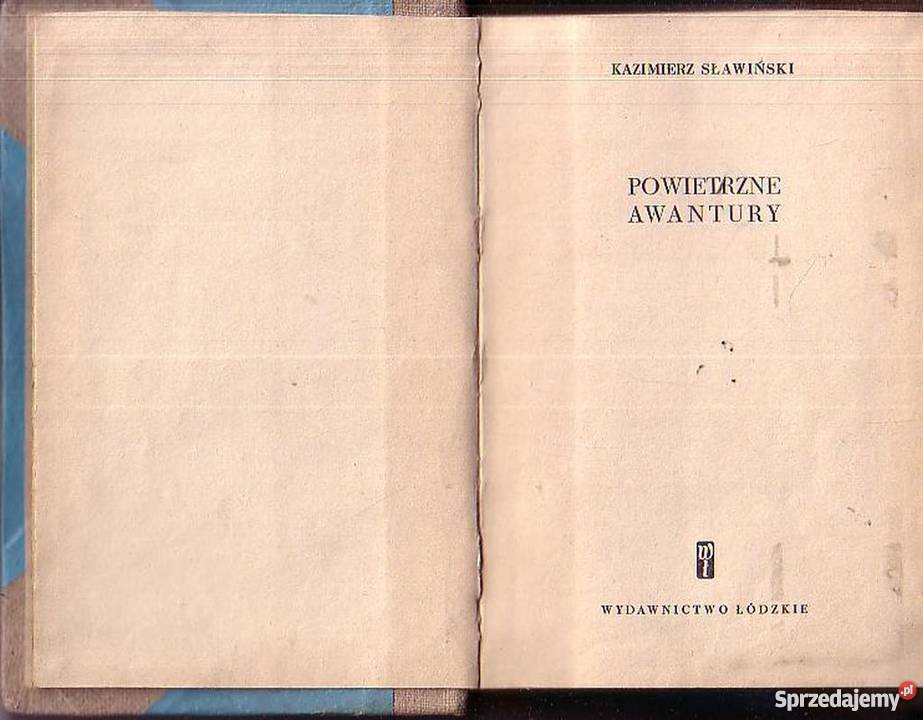 0913 POWIETRZNE AWANTURY KAZIMIERZ SŁAWIŃSKI Czyrna sprzedam
