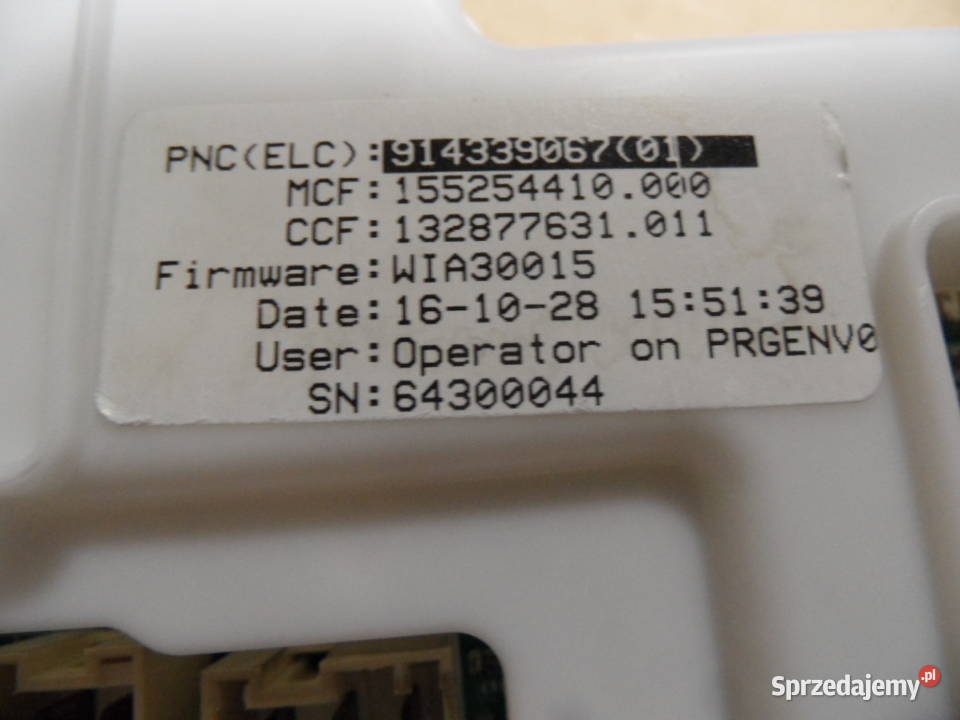 programator pralki electrolux EWS11264SDU Radlin