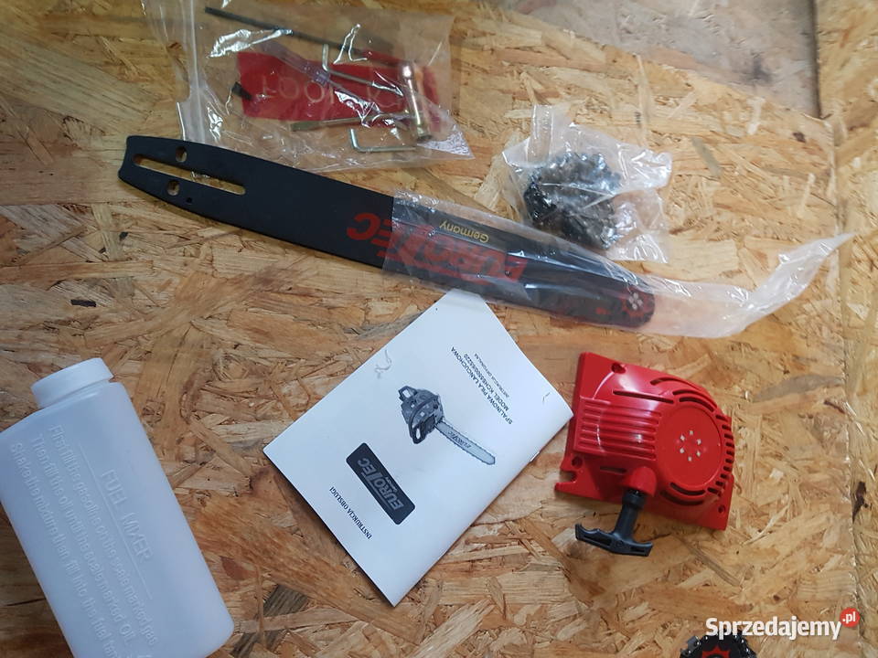 PIŁA SPALINOWA EUROTEC Z DWOMA PROWADNICAMI 55 wielkopolskie