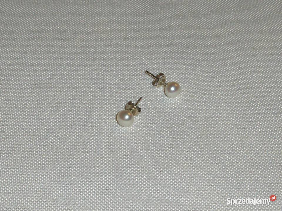 WKRUK Srebrne kolczyki Perły łódzkie Łódź