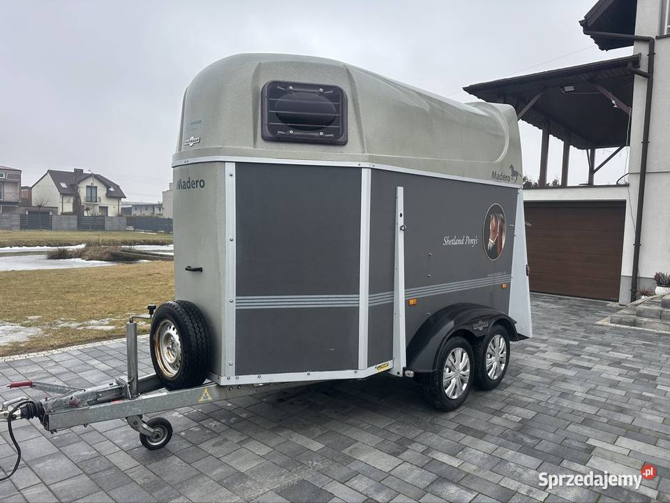 Przyczepa do przewozu 2 koni Humbaur Alu podłoga