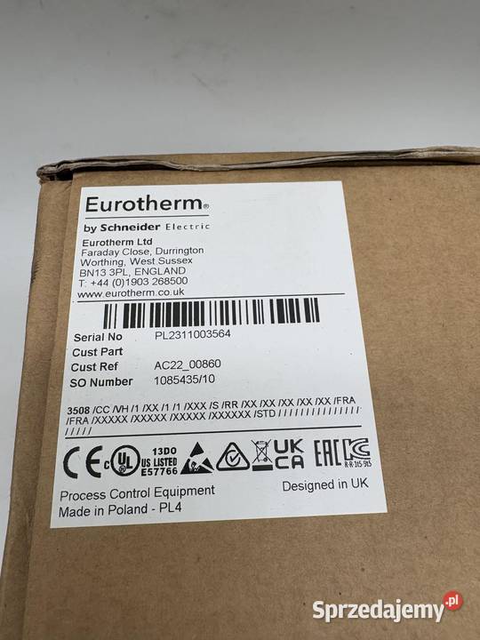 Eurotherm 3508 CC VH 1 XX 1 1 XXX S RR XX XX XX Warszawa