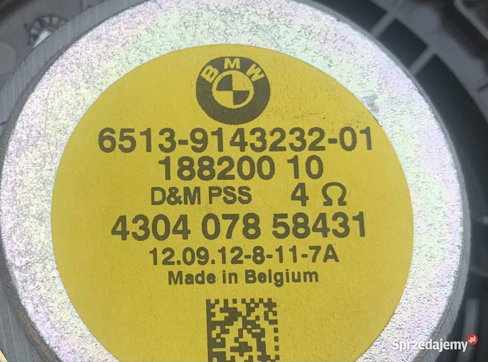 9143232 głośnik drzwi przód lewy przód bmw x1 osobowe
